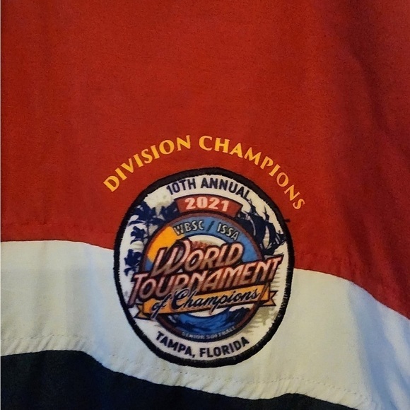 2021 senior softball world tournament division Champs pullover size mens  xl - Picture 2 of 3